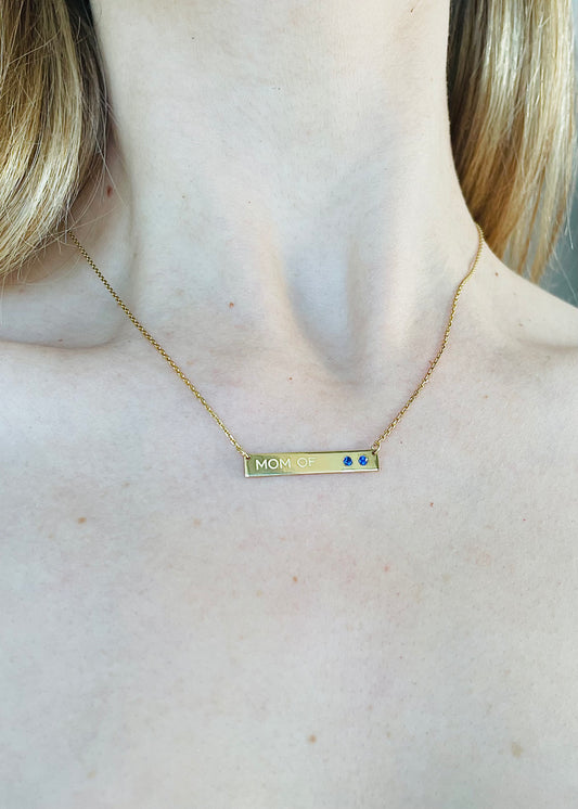 MOM OF necklace