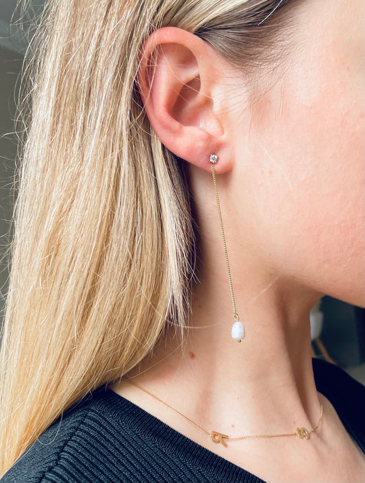 PEARL & GEM earrings