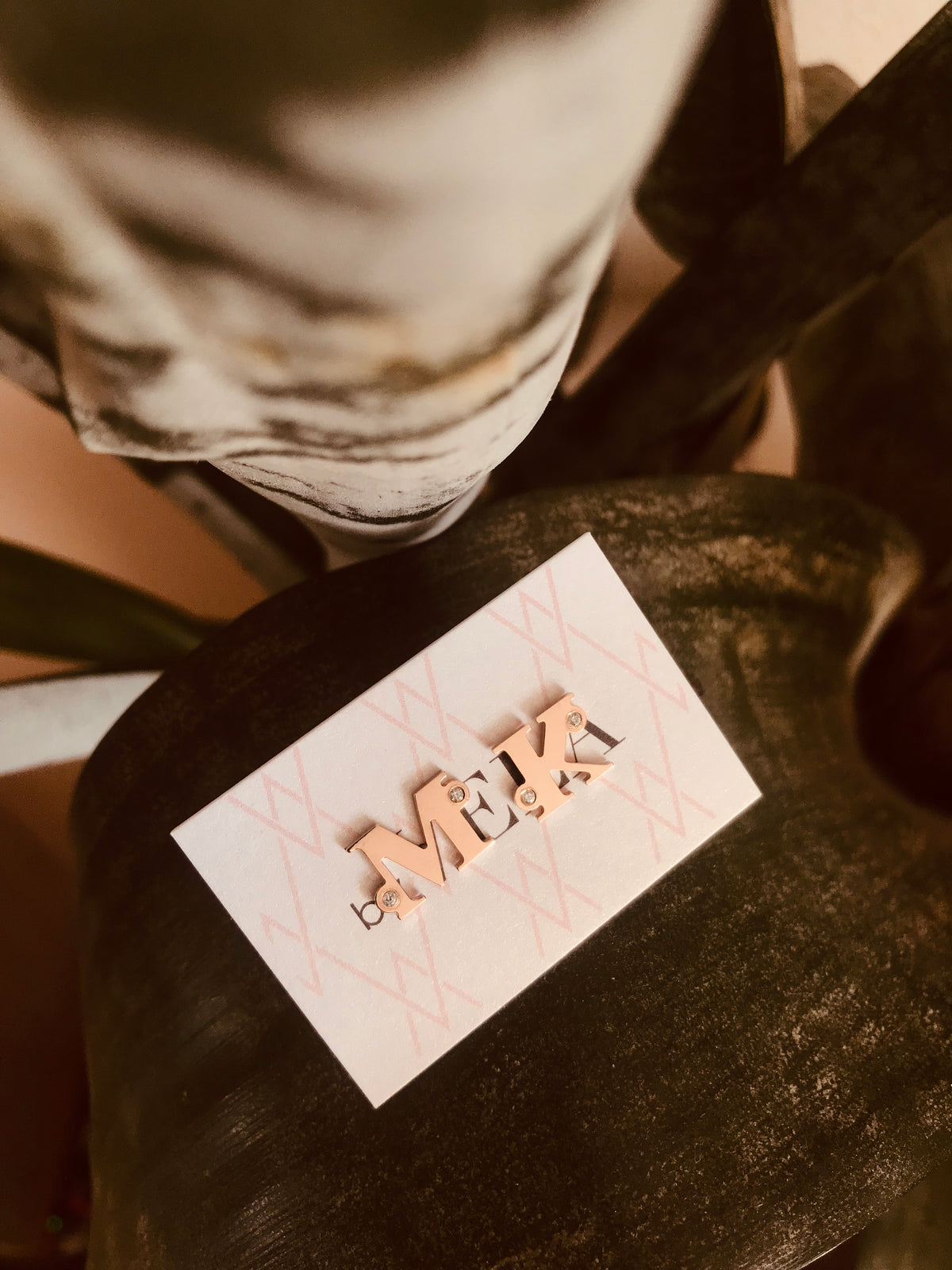 MY INITIALS earrings - BYVELA jewellery