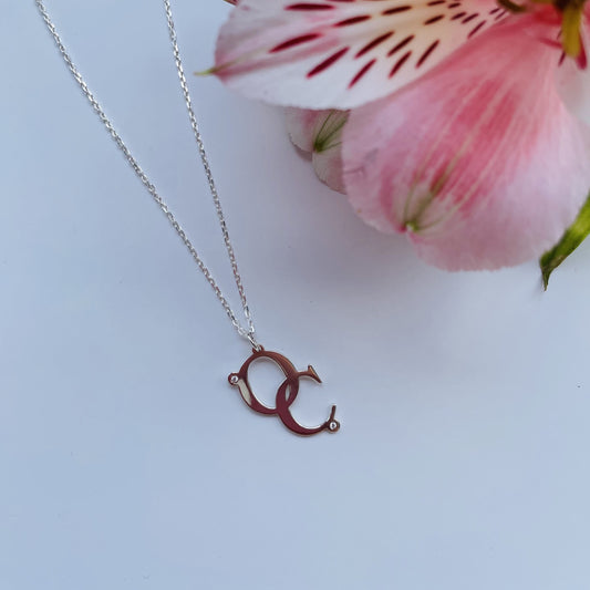 MY TWO LETTERS necklace - BYVELA jewellery