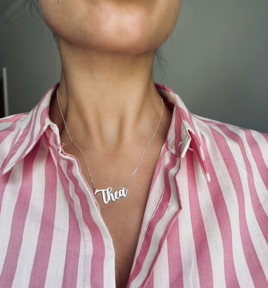 CALLIGRAPHY NAME necklace - BYVELA jewellery