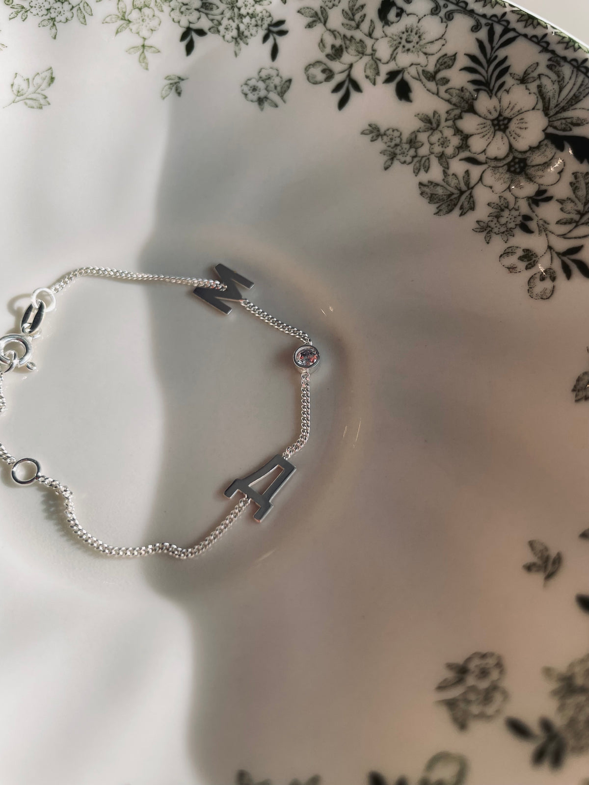 LETTER & GEM bracelet