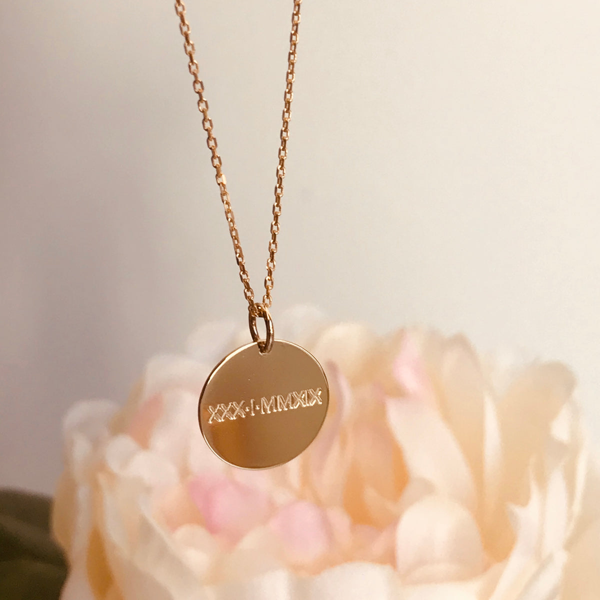 ROMAN DIGITS necklace - BYVELA jewellery