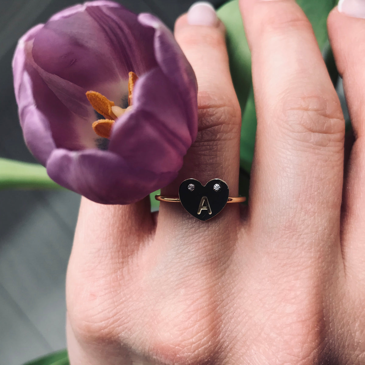 PETIT COEUR ring - BYVELA jewellery
