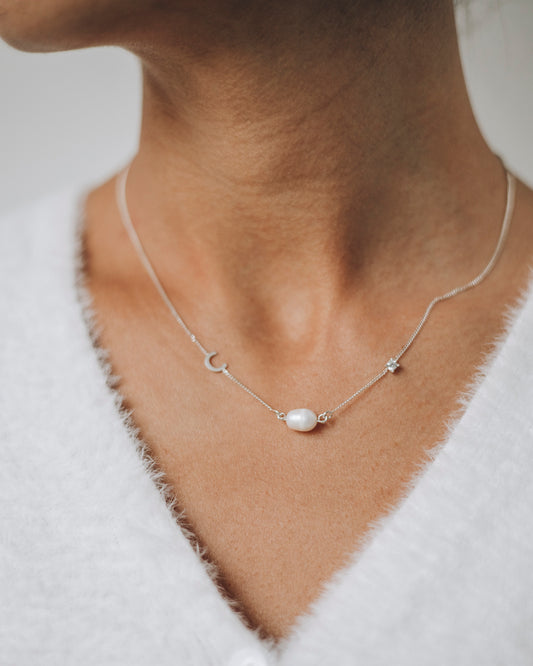 MY PEARL & GEM necklace