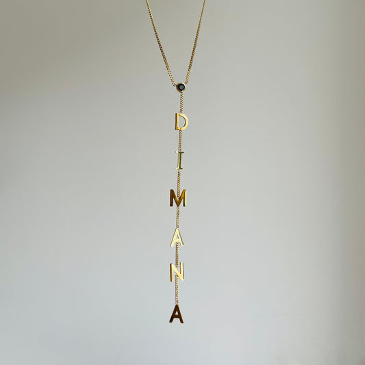 NAME ON CHAIN necklace