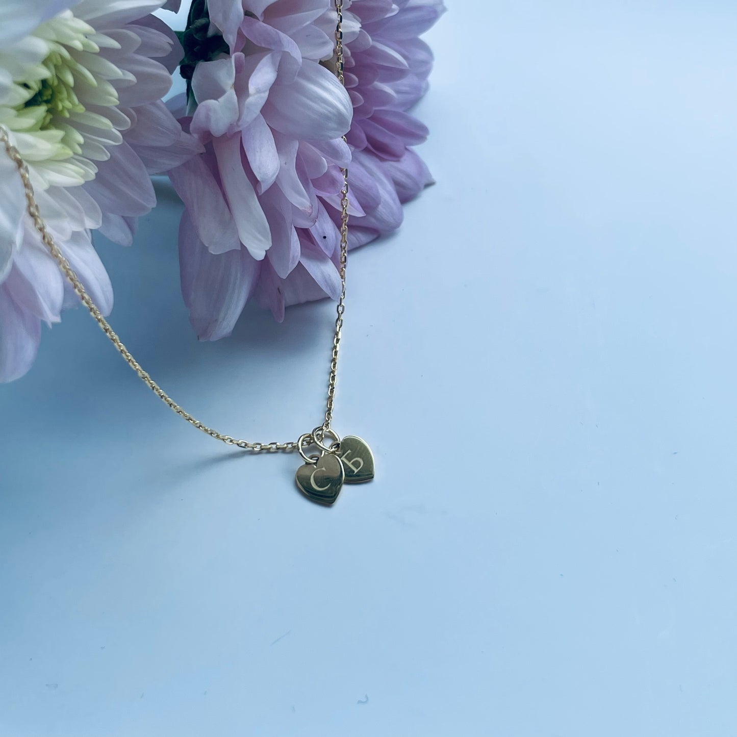 STACKED HEARTS necklace