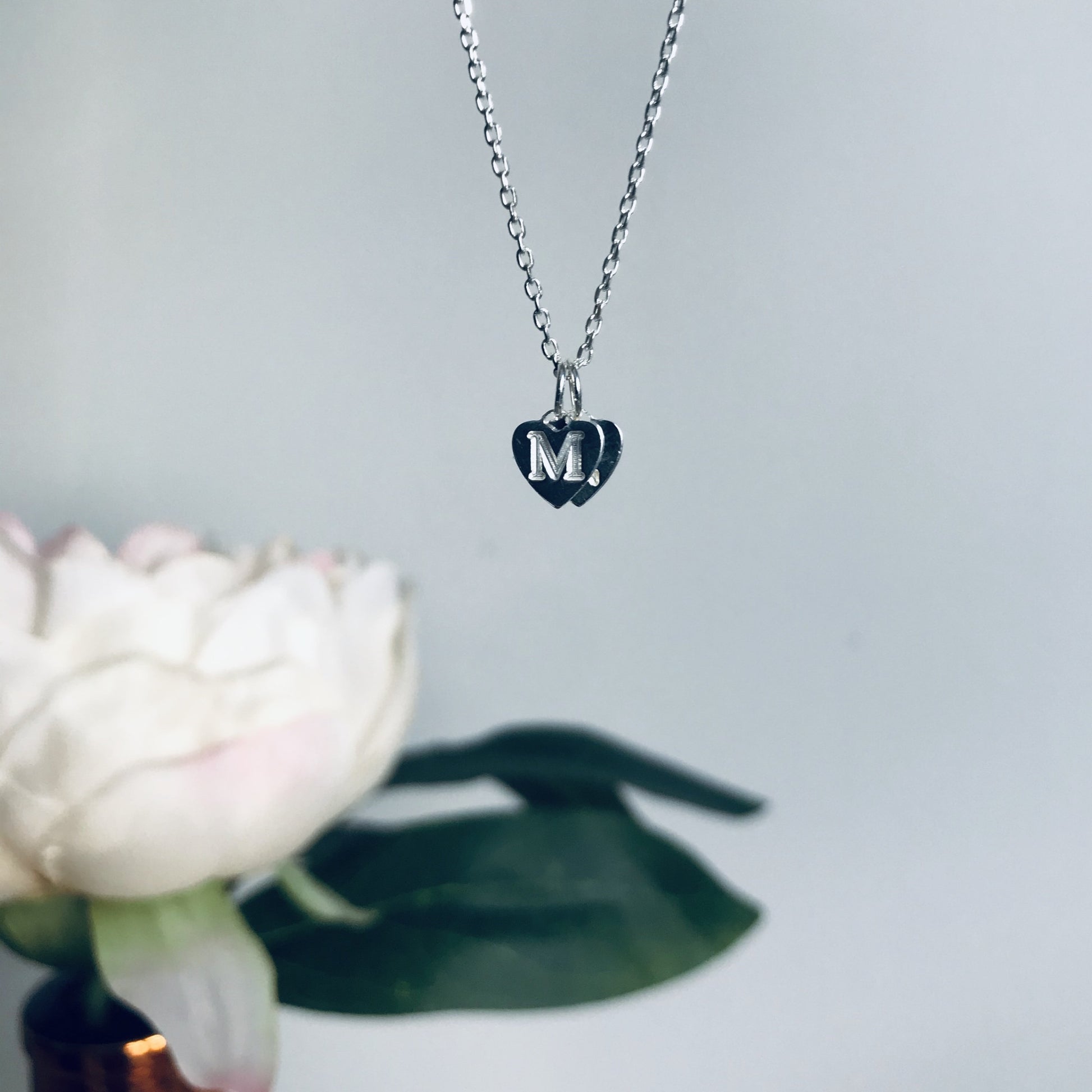 STACKED HEARTS necklace - BYVELA jewellery