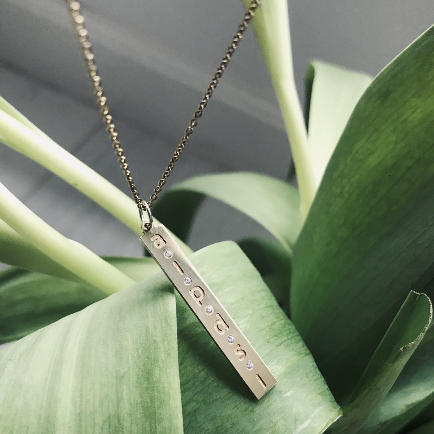LE TAG necklace - BYVELA jewellery