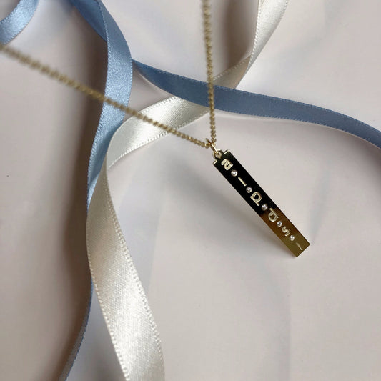 LE TAG necklace - BYVELA jewellery