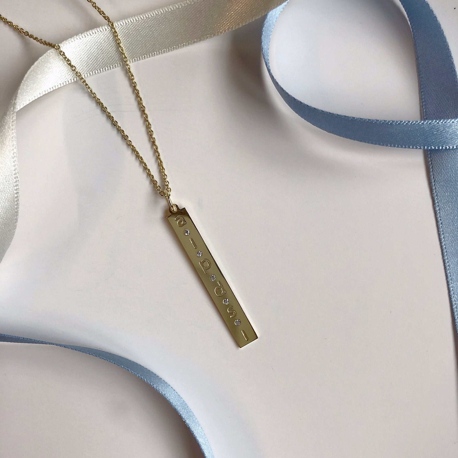 LE TAG necklace - BYVELA jewellery