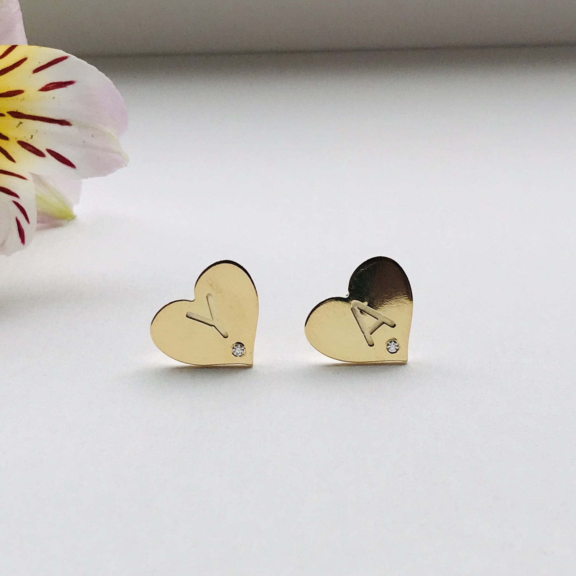 MY HEART earrings - BYVELA jewellery